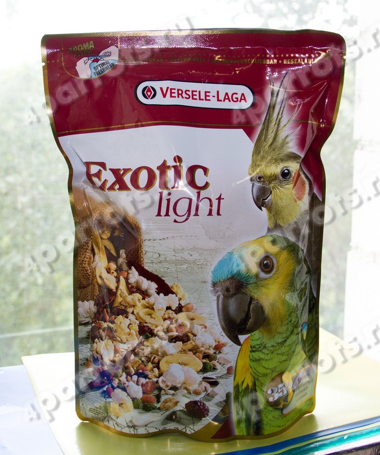 фото корма для попугаев Exotic Light2