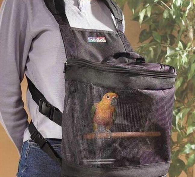 Рюкзак-переноска для попугая