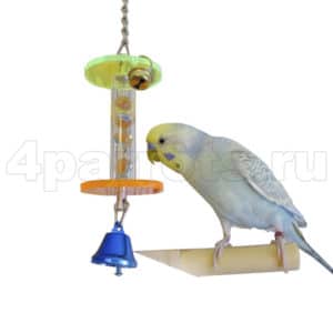 Акриловая башенка для попугая