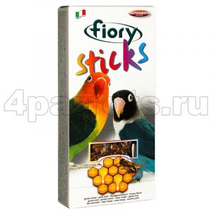 Fiory палочки для средних попугаев с медом