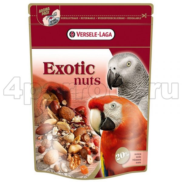Versele-Laga Exotic Nuts 750 гр корм для крупных попугаев с орехами