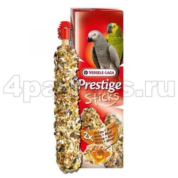 Versele-Laga палочки для крупных попугаев Prestige с орехами и медом