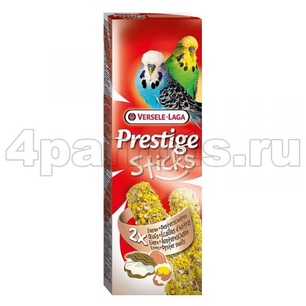 Versele-Laga палочки для волнистых попугаев Prestige с яйцом и ракушечником