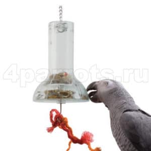 Головоломка-капсула для попугая