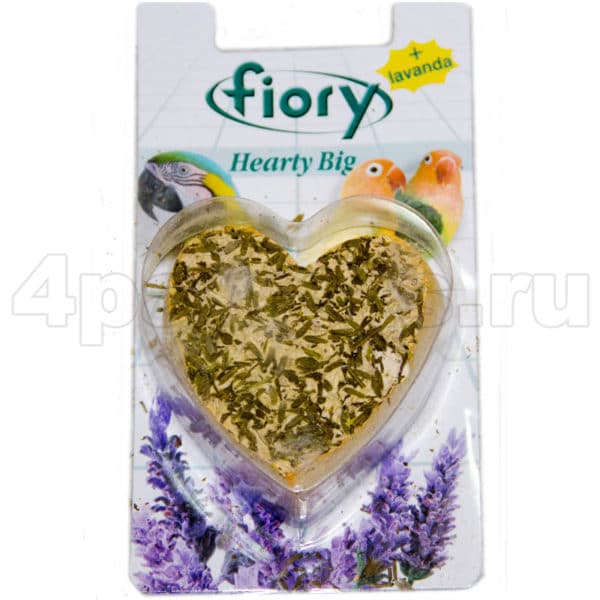 Fiory био-камень для птиц в форме сердца 100 гр