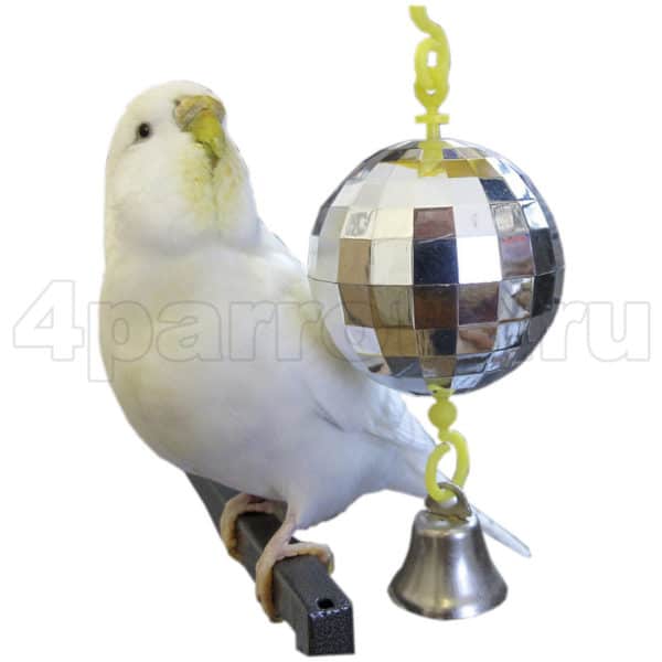 Игрушка Диско-шар для попугая