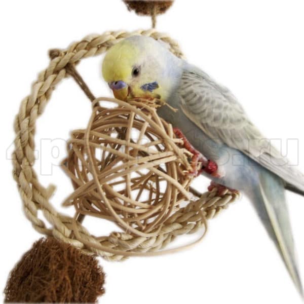 Игрушка-подвеска для попугая 36 см