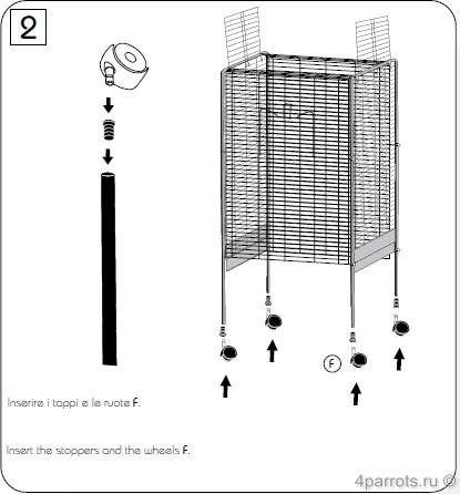 инструкция по сборке клетки Tiffany (часть 3)