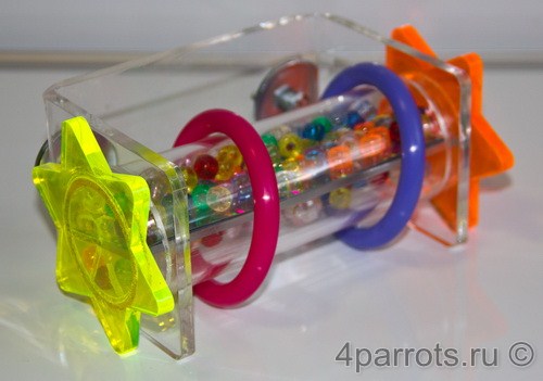 фото игрушки калейдоскоп для попугаев