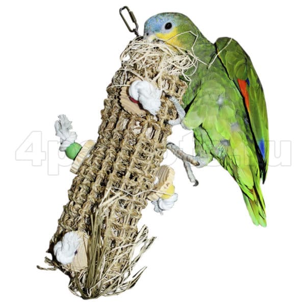 Плетеная подвеска для попугая 35 см