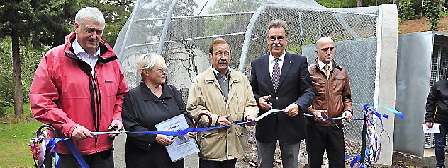 Открытие нового вольера для попугаев в зоопарке Эрфурта