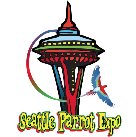 Логотип выставки попугаев в Сиэтле