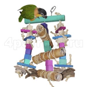 Попугай и игрушка мега-подвеска PL4020