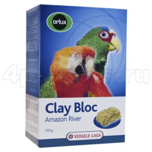 Orlux Clay Bloc Amazon River глиняный 550 г