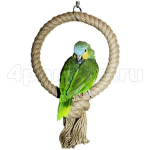 Джутовое кольцо d 30 см для попугая