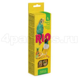 РИО палочки для волнистых попугаев с тропическими фруктами