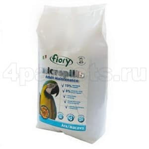 Fiory Micropills Ara/Macaws корм для попугаев ара 1,4 кг