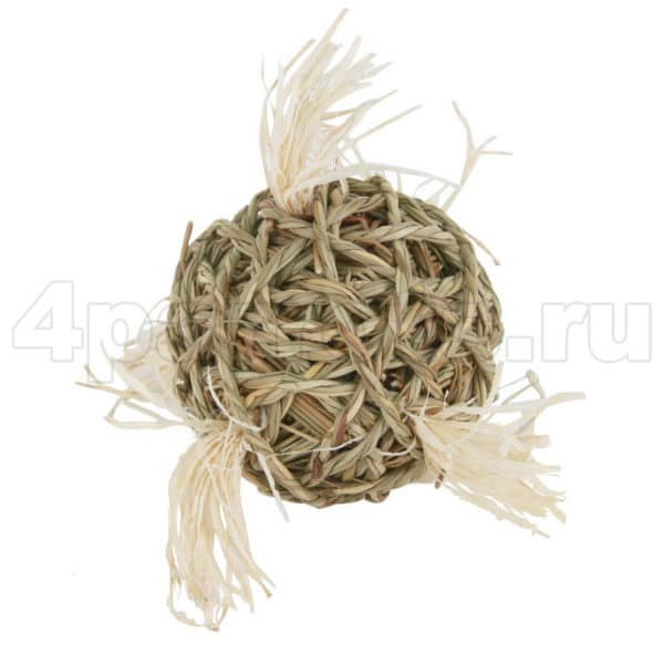 Мяч с хвостиками 10 см, водоросли