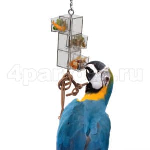 Игрушка для попугаев Головоломка-башня