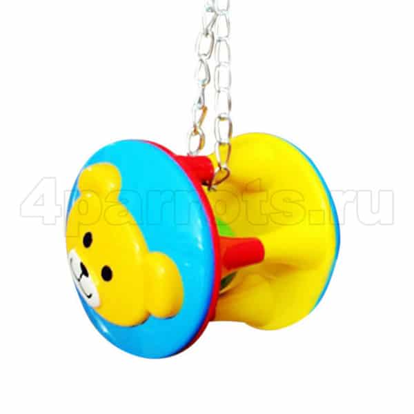 Игрушка для попугаев Погремушка Мишка
