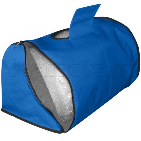 Приоткрытая утепленная накидка для сумки PL2525 синий