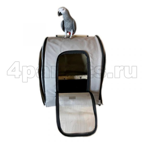 Рюкзак-переноска для попугая PL2536 с жако наверху