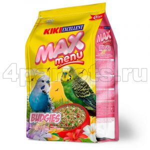 KIKI Excellent MAX MENU корм для волнистых попугаев