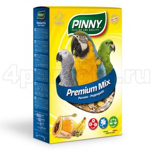 Pinny Premium Mix Parrots корм для крупных попугаев